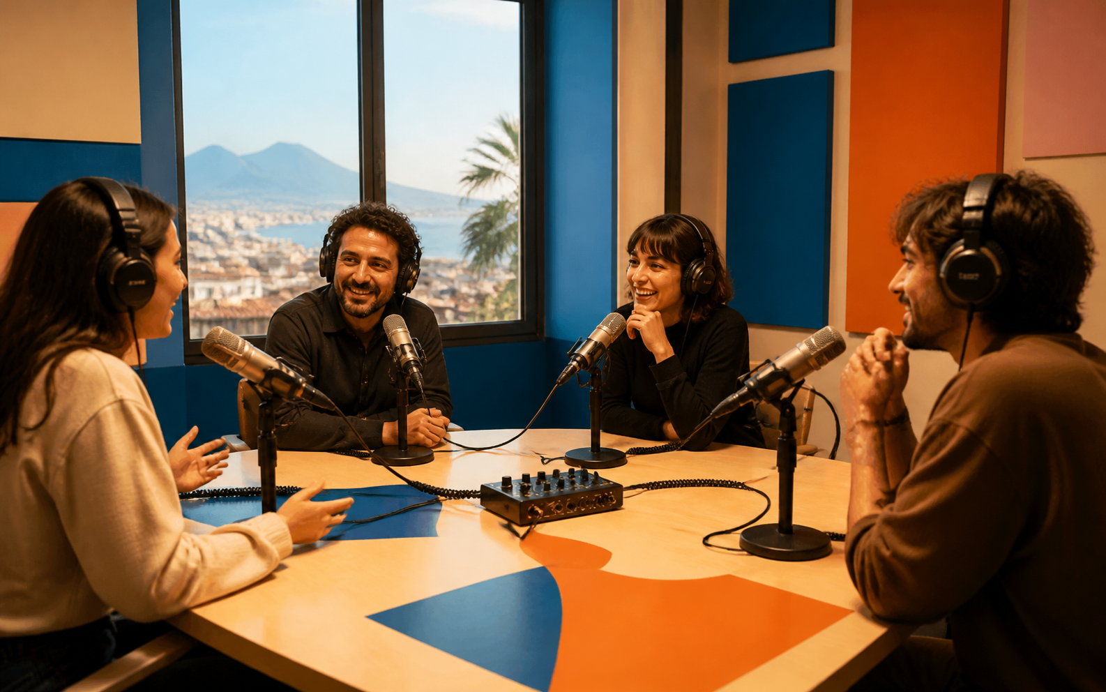 Sala podcast Happy Rocket